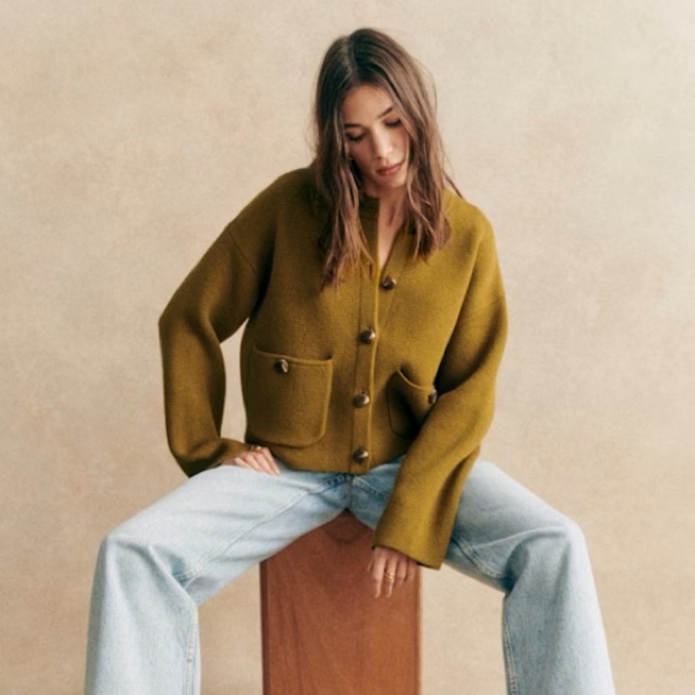 Sezane Cardigan Sweater